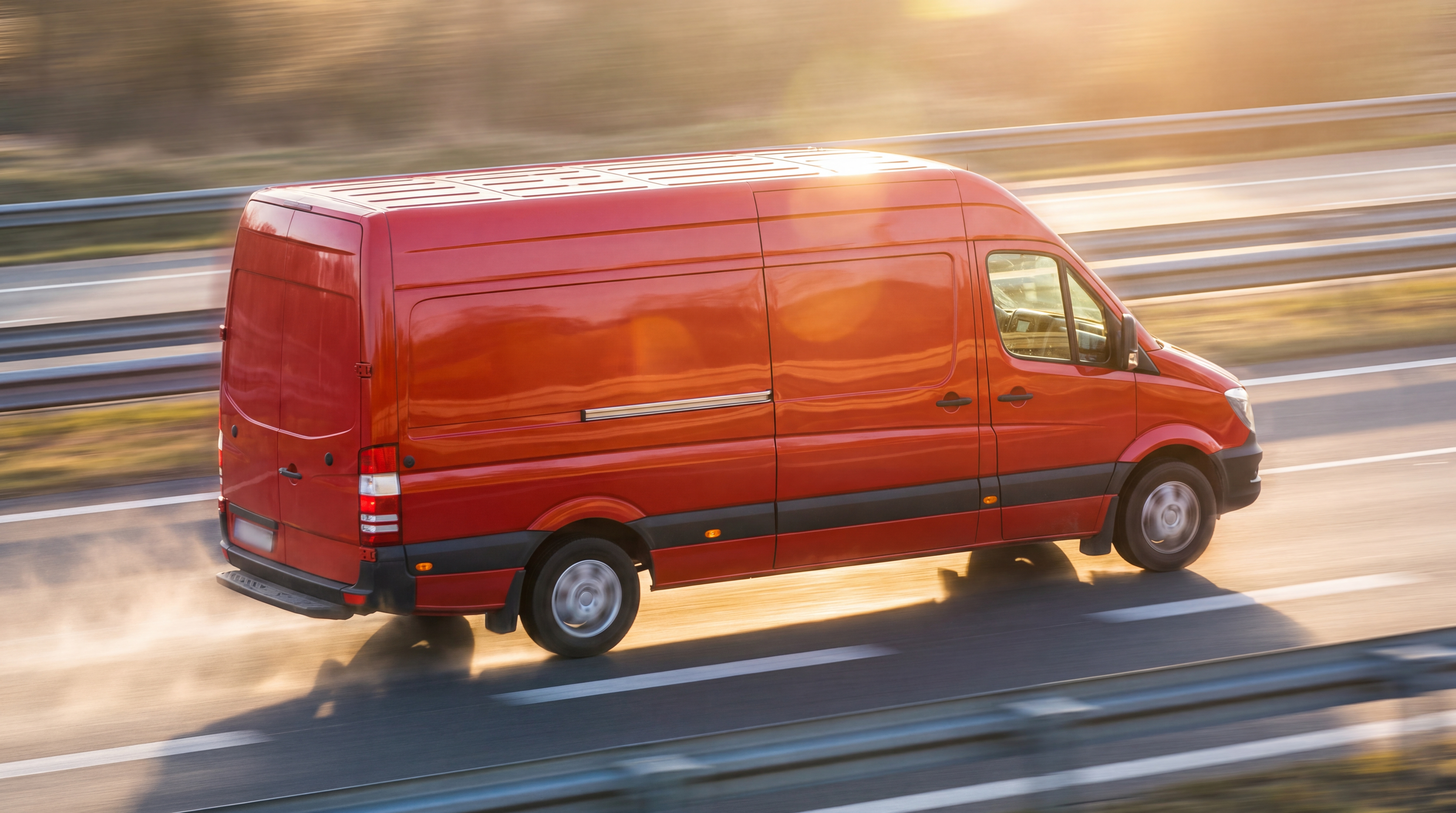 Lieferung und Transport im Einsatz